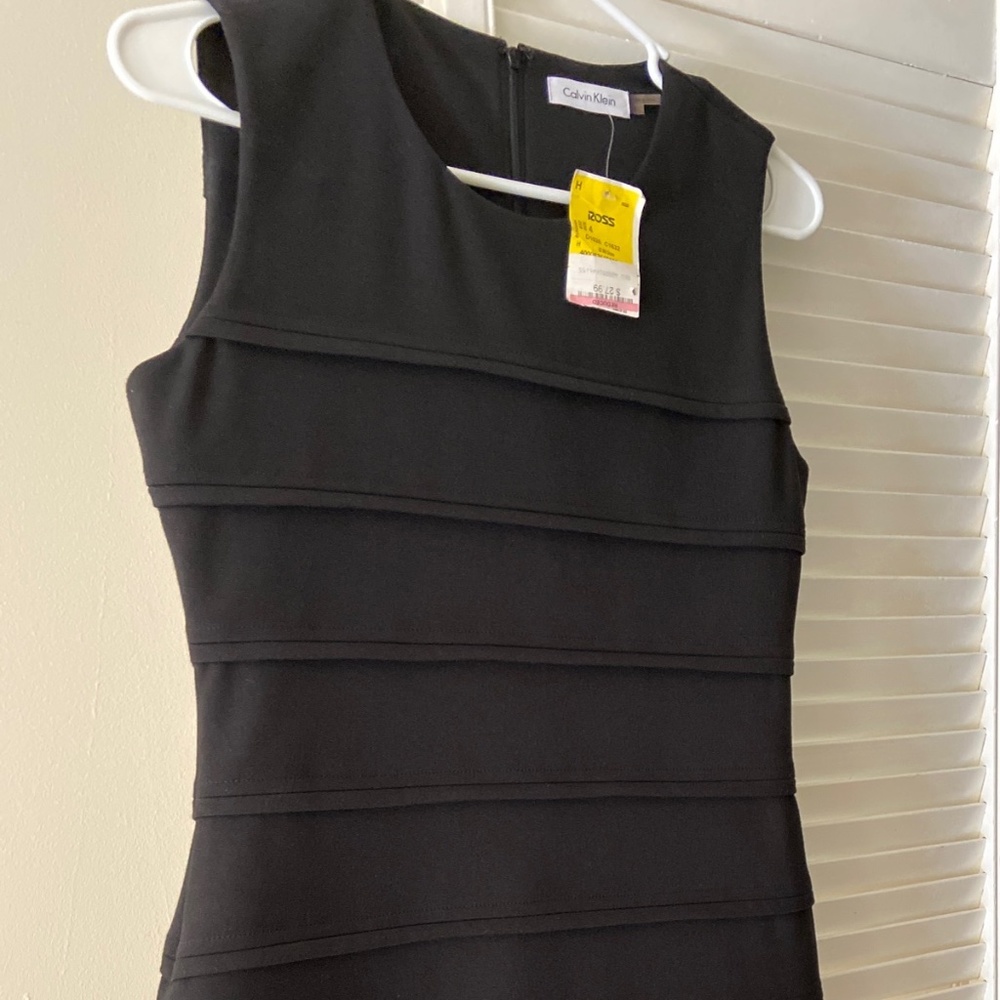 NWT Calvin Klein Women's Black Dress; Size Women's 4